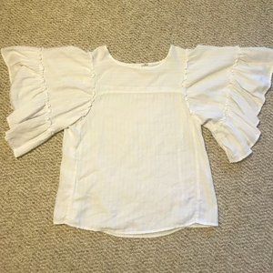 Women's Gap XS White top